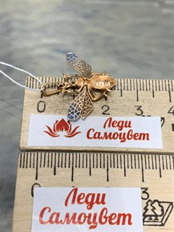 *Подвеска Оса Эмаль цв Красное арт. 03-2557-00-402-1110-48-364 вес 1,31 г - фото 183758 *Подвеска Оса Эмаль цв Красное арт. 03-2557-00-402-1110-48-364 вес 1,31 г - фото 183758