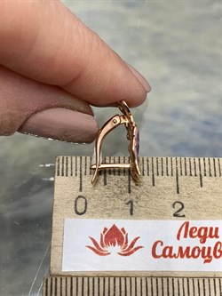 *Серьги Бабочки Эмаль цв Красное арт. 02-3545-00-000-1110-25-457 вес 2,91 г - фото 183794 *Серьги Бабочки Эмаль цв Красное арт. 02-3545-00-000-1110-25-457 вес 2,91 г - фото 183794