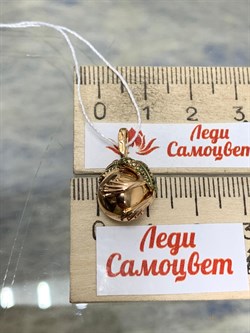 *Подвеска Лягушка Фианит Эмаль цв Красное арт. 03-2509-00-402-1110-03-963 вес 3,08 г - фото 183876 *Подвеска Лягушка Фианит Эмаль цв Красное арт. 03-2509-00-402-1110-03-963 вес 3,08 г - фото 183876
