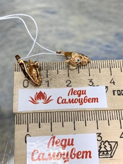 *Серьги Коалы Эмаль цв Красное арт. 02-4041-00-000-1110-25-491 вес 2,31 г - фото 183902 *Серьги Коалы Эмаль цв Красное арт. 02-4041-00-000-1110-25-491 вес 2,31 г - фото 183902