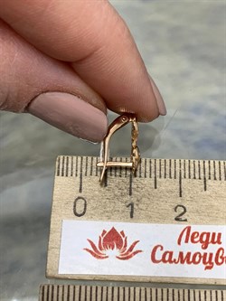 *Серьги Жирафы Эмаль цв Красное арт. 02-4034-00-000-1110-25-340 вес 1,55 г - фото 183910 *Серьги Жирафы Эмаль цв Красное арт. 02-4034-00-000-1110-25-340 вес 1,55 г - фото 183910