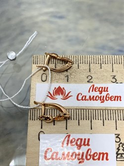 *Серьги Жирафы Эмаль цв Красное арт. 02-4034-00-000-1110-25-340 вес 1,55 г - фото 183912 *Серьги Жирафы Эмаль цв Красное арт. 02-4034-00-000-1110-25-340 вес 1,55 г - фото 183912