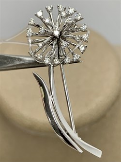 *Брошь Одуванчик Белый Бр цв Белое арт 7-270323-01-00-128 вес 2,57 г - фото 184016 *Брошь Одуванчик Белый Бр цв Белое арт 7-270323-01-00-128 вес 2,57 г - фото 184016