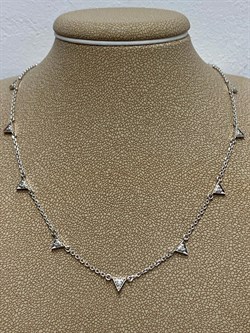 *Колье р.40-45 Белый Бр цв Белое арт. 6-260387-00-00-443 (вес 5,49 г) - фото 184030 *Колье р.40-45 Белый Бр цв Белое арт. 6-260387-00-00-443 (вес 5,49 г) - фото 184030