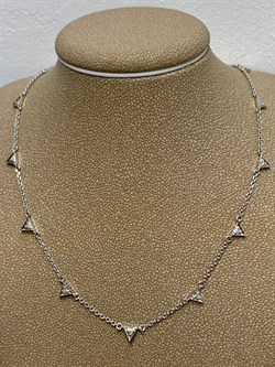 *Колье р.40-45 Белый Бр цв Белое арт. 6-260387-00-00-443 (вес 5,49 г) - фото 184032 *Колье р.40-45 Белый Бр цв Белое арт. 6-260387-00-00-443 (вес 5,49 г) - фото 184032