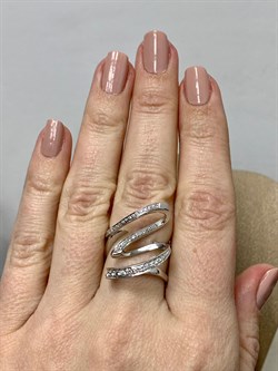 *Кольцо р.17 Белый Бр цв Белое арт. 1-107-037-961 (вес 5,76 г) - фото 184074 *Кольцо р.17 Белый Бр цв Белое арт. 1-107-037-961 (вес 5,76 г) - фото 184074