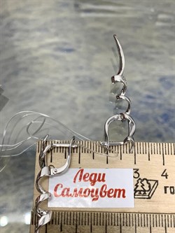 *Серьги Белый Бр цв Белое арт. 2-107-037-412 (вес 5,69 г) - фото 184085 *Серьги Белый Бр цв Белое арт. 2-107-037-412 (вес 5,69 г) - фото 184085