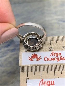 *Кольцо р.19 Марказит Корунд Коричневый Сапфир арт. M101226-593 вес 4,56 г - фото 184417 *Кольцо р.19 Марказит Корунд Коричневый Сапфир арт. M101226-593 вес 4,56 г - фото 184417