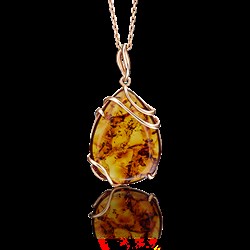 *Подвеска Капля Янтарь цв Красное арт. 03-2470-00-271-1110-46-291 вес 2,65 г - фото 18441 *Подвеска Капля Янтарь цв Красное арт. 03-2470-00-271-1110-46-291 вес 2,65 г - фото 18441