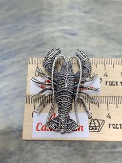 *Брошь-Кулон Рак Марказит арт. Р 0677-920 вес 13,76 г - фото 184465 *Брошь-Кулон Рак Марказит арт. Р 0677-920 вес 13,76 г - фото 184465