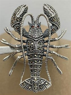 *Брошь-Кулон Рак Марказит арт. Р 0677-920 вес 13,76 г - фото 184469 *Брошь-Кулон Рак Марказит арт. Р 0677-920 вес 13,76 г - фото 184469