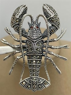 *Брошь-Кулон Рак Марказит арт. Р 0677-920 вес 13,76 г - фото 184470 *Брошь-Кулон Рак Марказит арт. Р 0677-920 вес 13,76 г - фото 184470