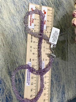 Бусы р.46 д.3 три нити Лавандовый Аметист Бразилия арт. 24078258-р.46-4 Радуга самоцветов - фото 184560 Бусы р.46 д.3 три нити Лавандовый Аметист Бразилия арт. 24078258-р.46-4 Радуга самоцветов - фото 184560
