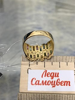 *Кольцо р.18 Мадонна Микс Турмалин цв Лимонное арт 1-308449-00-60-800 вес 3,63 г - фото 184748 *Кольцо р.18 Мадонна Микс Турмалин цв Лимонное арт 1-308449-00-60-800 вес 3,63 г - фото 184748