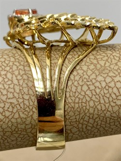 *Кольцо р.18 Оранжевый Сапфир цв Лимонное арт. 1-107-616-56-815 вес 5,38 г - фото 184852 *Кольцо р.18 Оранжевый Сапфир цв Лимонное арт. 1-107-616-56-815 вес 5,38 г - фото 184852