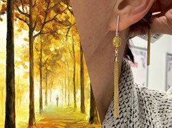 *Серьги Желтый Сапфир цв Лимонное арт. 2-308036-00-46-635 вес 6,87 г - фото 184891 *Серьги Желтый Сапфир цв Лимонное арт. 2-308036-00-46-635 вес 6,87 г - фото 184891