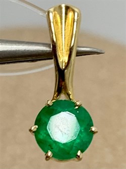 *Подвеска Изумруд цв Лимонное арт. 3-928-01-271 вес 0,61 г - фото 184947 *Подвеска Изумруд цв Лимонное арт. 3-928-01-271 вес 0,61 г - фото 184947