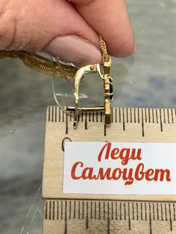 *Серьги Зеленый Турмалин цв Лимонное арт. 2-308170-00-55-505 (вес 6,04 г) - фото 185076 *Серьги Зеленый Турмалин цв Лимонное арт. 2-308170-00-55-505 (вес 6,04 г) - фото 185076