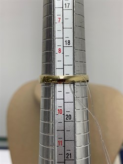 *Кольцо р.19 Хромдиопсид цв Лимонное арт 1-307254-00-37-984 (вес 2,08 г) - фото 185116