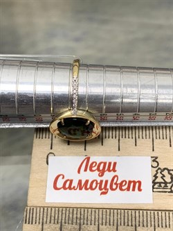 *Кольцо р.18,5 Зеленый Турмалин цв Лимонное арт. 1-107-378/1-18-703 (вес 2,86 г) - фото 185140 *Кольцо р.18,5 Зеленый Турмалин цв Лимонное арт. 1-107-378/1-18-703 (вес 2,86 г) - фото 185140