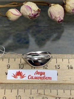 *Кольцо р.18,5 Белый Фианит арт. R09219з-369 Вес 6,78 г - фото 185261