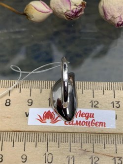 *Кольцо р.18,5 Белый Фианит арт. R09219з-369 Вес 6,78 г - фото 185262