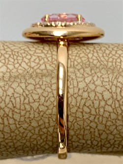 *Кольцо р.18 Розовый Топаз цв Красное арт. 10330086-709 вес 2,26 г - фото 185446 *Кольцо р.18 Розовый Топаз цв Красное арт. 10330086-709 вес 2,26 г - фото 185446