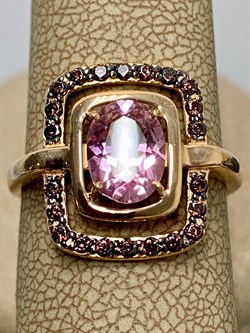 *Кольцо р.17,5 Розовый Топаз цв Красное арт. 1310531-741 вес 3,8 г - фото 185500 *Кольцо р.17,5 Розовый Топаз цв Красное арт. 1310531-741 вес 3,8 г - фото 185500