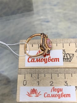 *Кольцо р.17,5 Розовый Топаз цв Красное арт. 1310531-741 вес 3,8 г - фото 185504 *Кольцо р.17,5 Розовый Топаз цв Красное арт. 1310531-741 вес 3,8 г - фото 185504