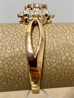 *Кольцо р.18,5 Розовый Топаз цв Красное арт. 10330683-603 вес 3,38 г - фото 185532 *Кольцо р.18,5 Розовый Топаз цв Красное арт. 10330683-603 вес 3,38 г - фото 185532