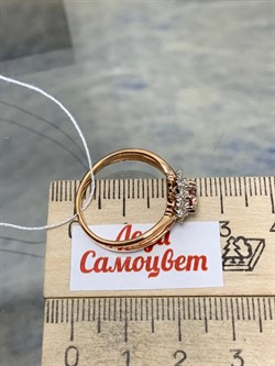 *Кольцо р.18,5 Розовый Топаз цв Красное арт. 10330683-603 вес 3,38 г - фото 185537 *Кольцо р.18,5 Розовый Топаз цв Красное арт. 10330683-603 вес 3,38 г - фото 185537