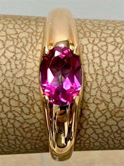 *Кольцо р.17,5 Розовый Топаз цв Красное арт. 1310411-692 вес 2,74 г - фото 185557 *Кольцо р.17,5 Розовый Топаз цв Красное арт. 1310411-692 вес 2,74 г - фото 185557