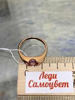 *Кольцо р.17,5 Розовый Топаз цв Красное арт. 1310411-692 вес 2,74 г - фото 185563 *Кольцо р.17,5 Розовый Топаз цв Красное арт. 1310411-692 вес 2,74 г - фото 185563