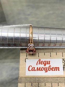 *Кольцо р.18 Розовый Топаз цв Красное арт. 10331544-243 вес 2,66 г - фото 185566 *Кольцо р.18 Розовый Топаз цв Красное арт. 10331544-243 вес 2,66 г - фото 185566