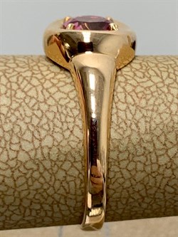 *Кольцо р.18 Розовый Топаз цв Красное арт. 10310760-470 вес 3,02 г - фото 185640