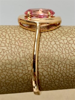 *Кольцо р.17,5 Розовый Топаз цв Красное арт. 10330239-715 вес 2,12 г - фото 185665 *Кольцо р.17,5 Розовый Топаз цв Красное арт. 10330239-715 вес 2,12 г - фото 185665