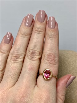 *Кольцо р.17,5 Розовый Топаз цв Красное арт. 10330239-715 вес 2,12 г - фото 185667 *Кольцо р.17,5 Розовый Топаз цв Красное арт. 10330239-715 вес 2,12 г - фото 185667