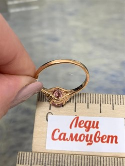 *Кольцо р.17,5 Розовый Топаз цв Красное арт. 10331434-699 вес 2,26 г - фото 185679 *Кольцо р.17,5 Розовый Топаз цв Красное арт. 10331434-699 вес 2,26 г - фото 185679