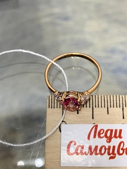 *Кольцо р.17,5 Розовый Топаз цв Красное арт. 10331434-699 вес 2,26 г - фото 185680 *Кольцо р.17,5 Розовый Топаз цв Красное арт. 10331434-699 вес 2,26 г - фото 185680