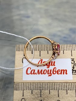 *Кольцо р.17,5 Розовый Топаз цв Красное арт. 10331434-699 вес 2,26 г - фото 185681 *Кольцо р.17,5 Розовый Топаз цв Красное арт. 10331434-699 вес 2,26 г - фото 185681