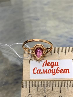 *Кольцо р.17,5 Розовый Топаз цв Красное арт. 10340998-648 вес 2,34 г - фото 185698 *Кольцо р.17,5 Розовый Топаз цв Красное арт. 10340998-648 вес 2,34 г - фото 185698
