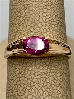 *Кольцо р.17,5 Розовый Топаз цв Красное арт. 1310411-705 вес 2,57 г - фото 185723 *Кольцо р.17,5 Розовый Топаз цв Красное арт. 1310411-705 вес 2,57 г - фото 185723