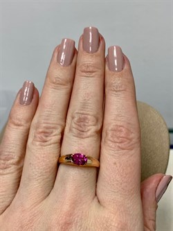 *Кольцо р.17,5 Розовый Топаз цв Красное арт. 1310411-705 вес 2,57 г - фото 185724 *Кольцо р.17,5 Розовый Топаз цв Красное арт. 1310411-705 вес 2,57 г - фото 185724