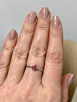 *Кольцо р.17,5 Розовый Топаз цв Белое арт. 10310736-454 вес 1,53 г - фото 185929 *Кольцо р.17,5 Розовый Топаз цв Белое арт. 10310736-454 вес 1,53 г - фото 185929