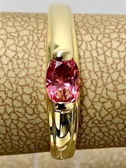 *Кольцо р.17,5 Розовый Топаз цв Лимонное арт. 10330272-058 вес 2,09 г - фото 185978 *Кольцо р.17,5 Розовый Топаз цв Лимонное арт. 10330272-058 вес 2,09 г - фото 185978