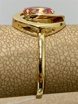 *Кольцо р.18 Розовый Топаз цв Лимонное арт. 10330923-357 вес 2,46 г - фото 186026 *Кольцо р.18 Розовый Топаз цв Лимонное арт. 10330923-357 вес 2,46 г - фото 186026