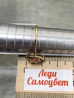 *Кольцо р.18 Розовый Топаз цв Лимонное арт. 10330239-368 вес 2,14 г - фото 186033 *Кольцо р.18 Розовый Топаз цв Лимонное арт. 10330239-368 вес 2,14 г - фото 186033