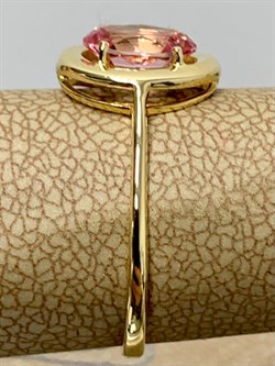 *Кольцо р.18 Розовый Топаз цв Лимонное арт. 10330239-368 вес 2,14 г - фото 186036 *Кольцо р.18 Розовый Топаз цв Лимонное арт. 10330239-368 вес 2,14 г - фото 186036