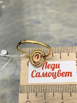 *Кольцо р.18 Розовый Топаз цв Лимонное арт. 10330239-368 вес 2,14 г - фото 186039 *Кольцо р.18 Розовый Топаз цв Лимонное арт. 10330239-368 вес 2,14 г - фото 186039