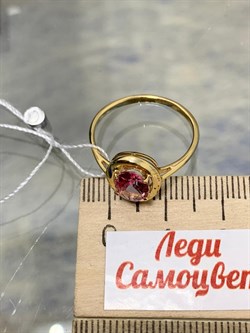 *Кольцо р.18 Розовый Топаз цв Лимонное арт. 10330239-368 вес 2,14 г - фото 186040 *Кольцо р.18 Розовый Топаз цв Лимонное арт. 10330239-368 вес 2,14 г - фото 186040